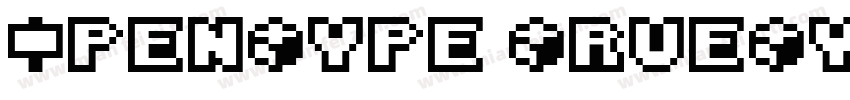 OpenType TrueType)(Version700字体转换